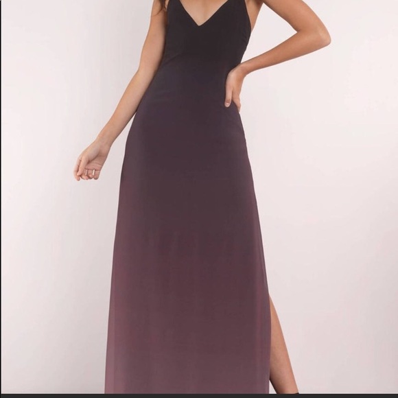 Tobi Make Waves Purple Black ombré prom Dr… - Picture 1 of 8